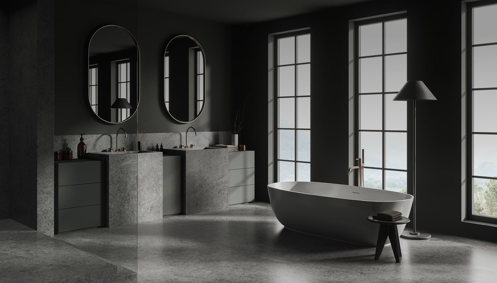 Modern bathroom design