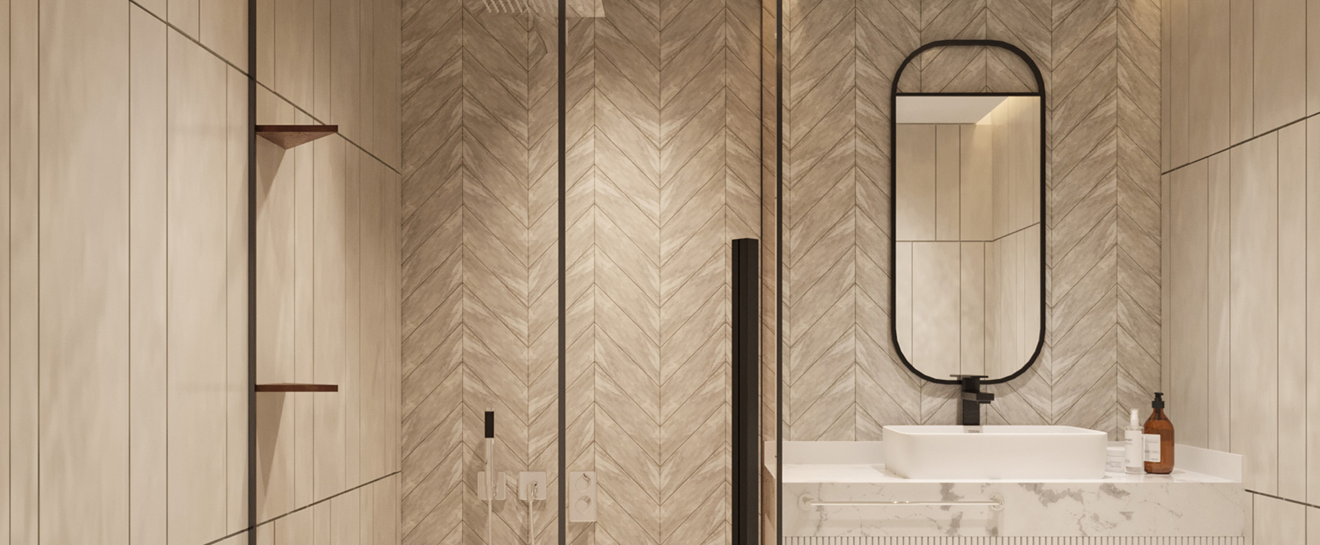 Modern bathroom design in Ottawa